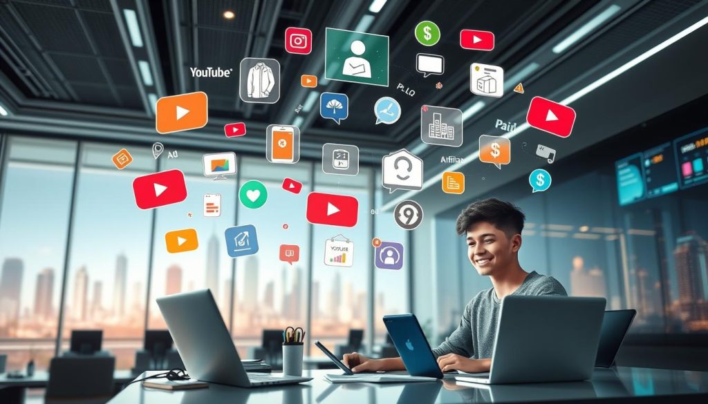 diverse revenue streams in YouTube diverse revenue streams in YouTube